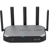 A modern Wi-Fi 6 router with five antennas and high performance.