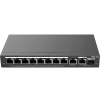 A managed PoE switch with eight + two ports made by Reyee