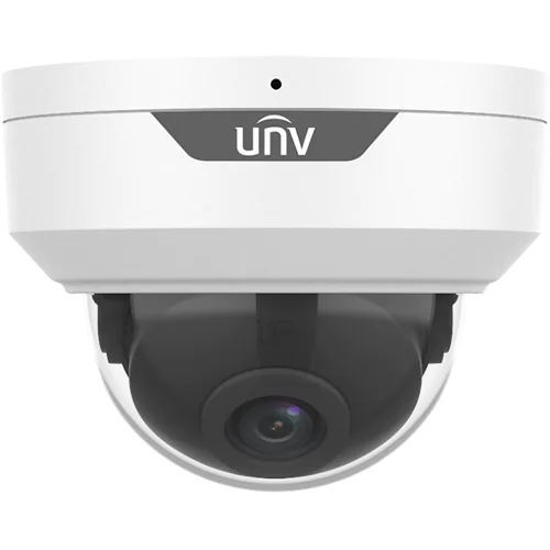 Uniview 2MP metal dome camera with a built-in microphone