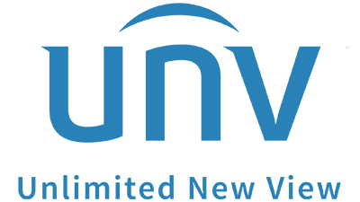 Uniview logo with the text Unlimited New View underneath