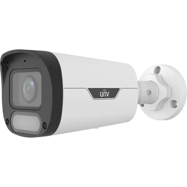 Uniview 8MP OwlView mini-bullet camera with Wise-ISP technology and a white LED