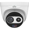 A Uniview turret camera with thermal and visible light sensors, front