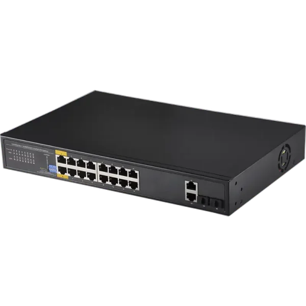 16-port economical gigabit PoE+ switch