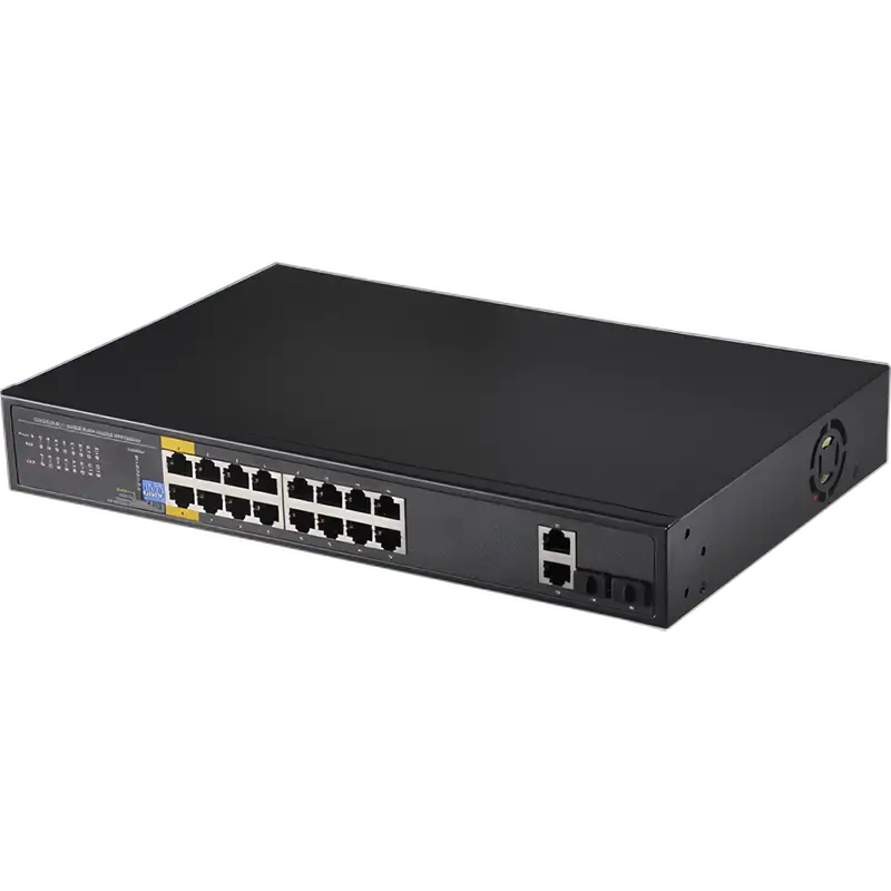 16-port economical gigabit PoE+ switch