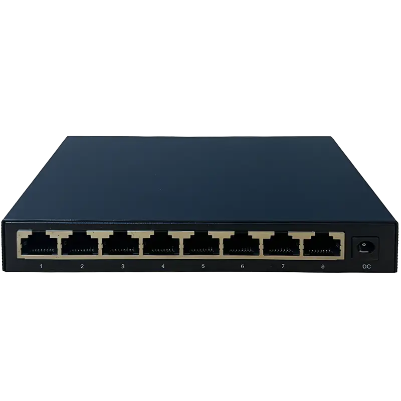  8-port Gigabit PoE+ Switch and 120W power adaptor