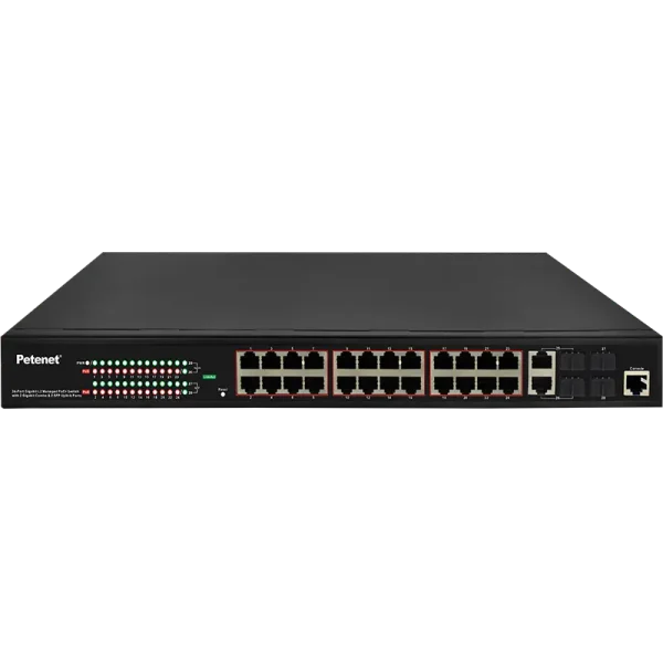 28-Port Gigabit L2 Managed PoE Switch