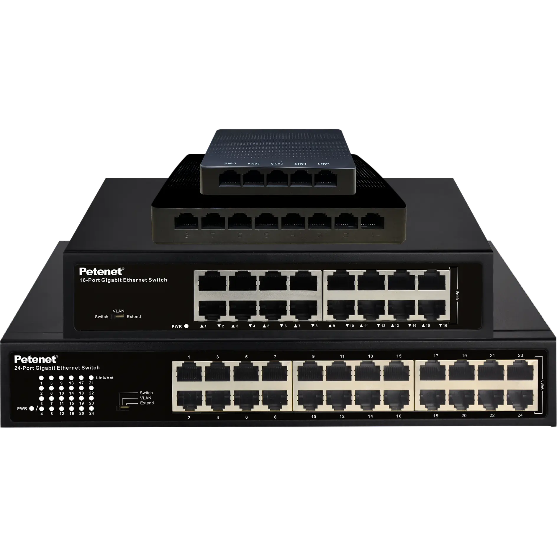  Non-PoE Ethernet Switches